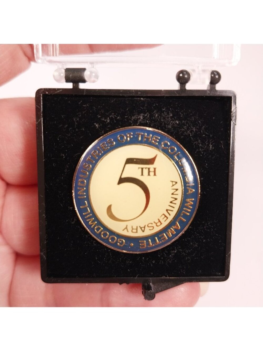 GOODWILL INDUSTRIES of the Columbia Willamette 5 Year Employee Service Lapel Pin